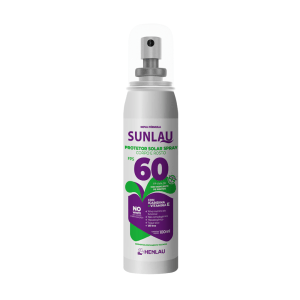 PROTETOR SOLAR SPRAY FPS 60 COM REPELENTE 100ML ICARIDINA HENLAU CORPO E ROSTO COM VITAMINA E