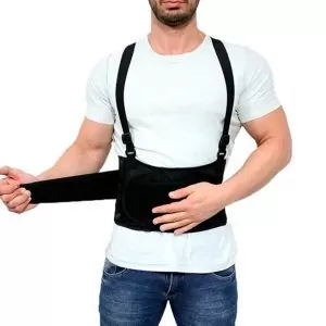 CINTA ERGONOMICA LOMBAR COM SUSPENSORIO