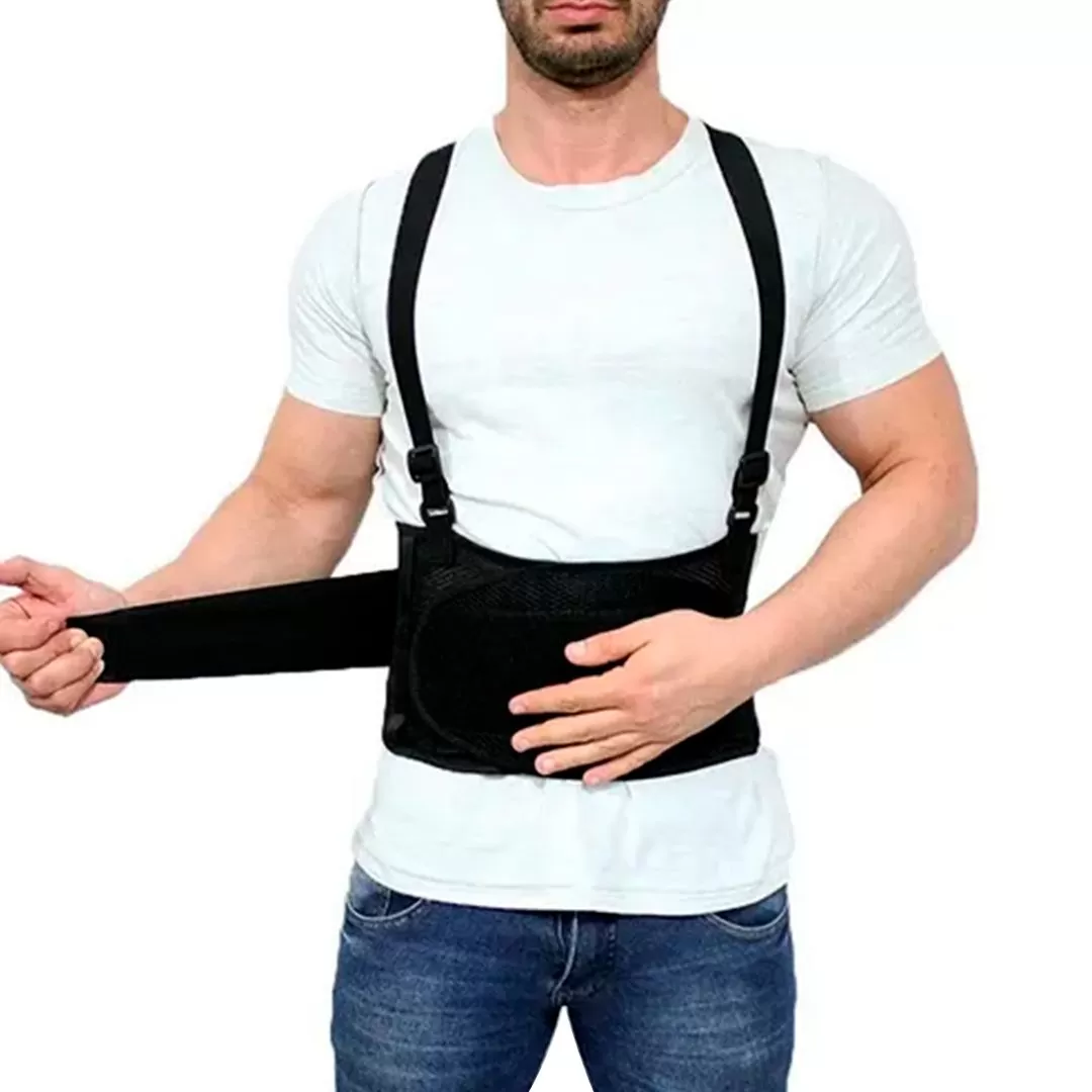 CINTA ERGONOMICA LOMBAR COM SUSPENSORIO