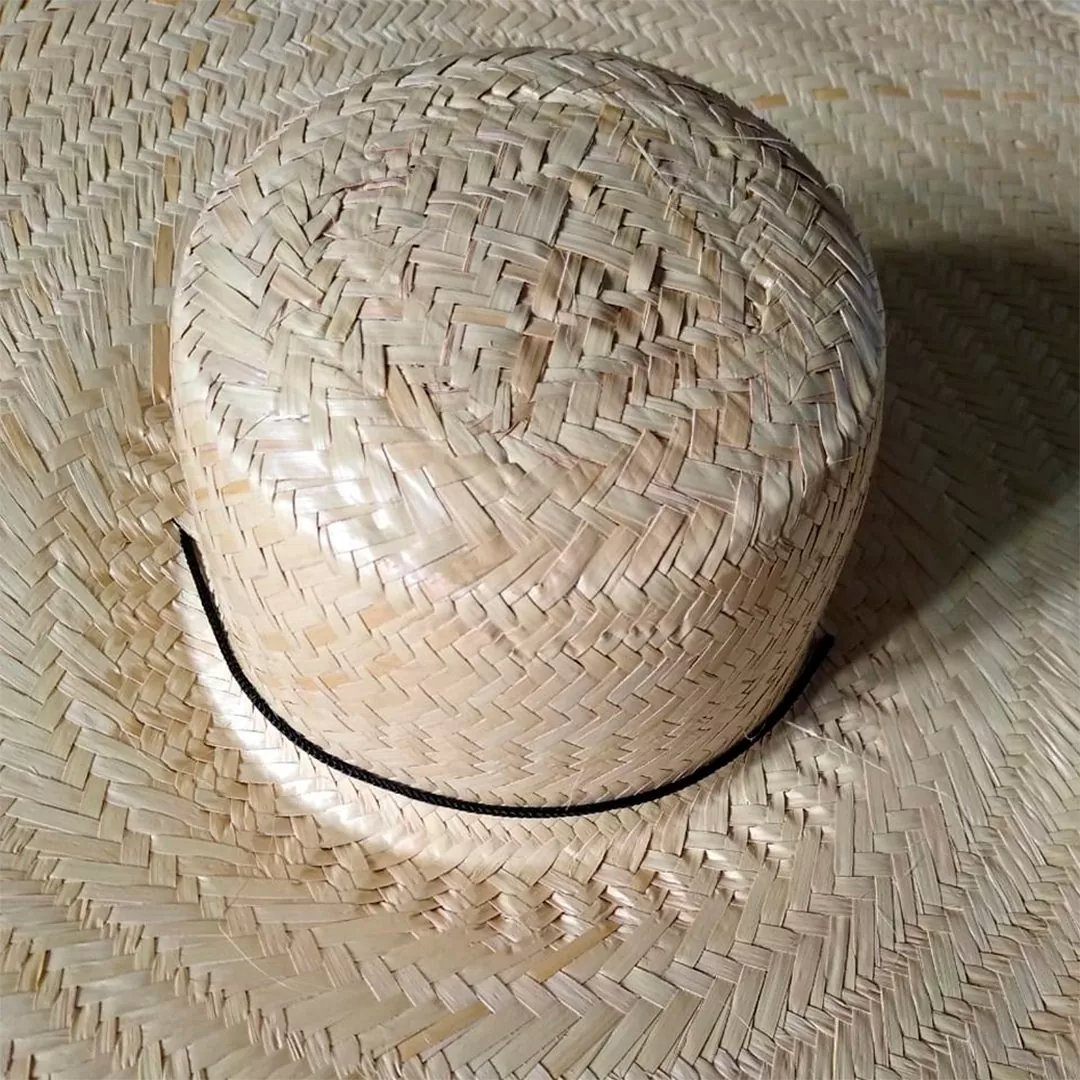 CHAPÉU DE PALHA GIGANTE SOMBREIRO 63CM COM CORDÃO - Imagem 2