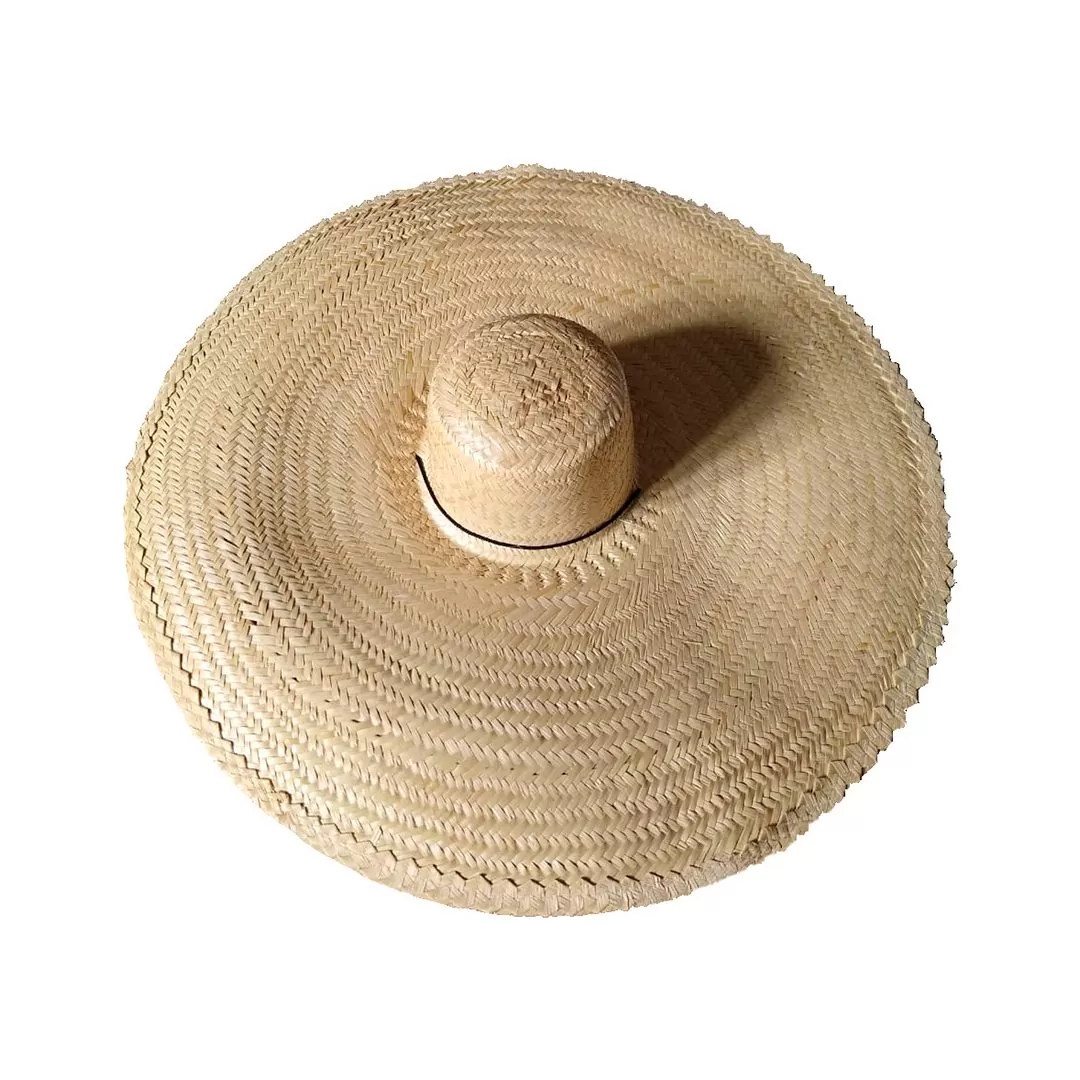 CHAPÉU DE PALHA GIGANTE SOMBREIRO 63CM COM CORDÃO