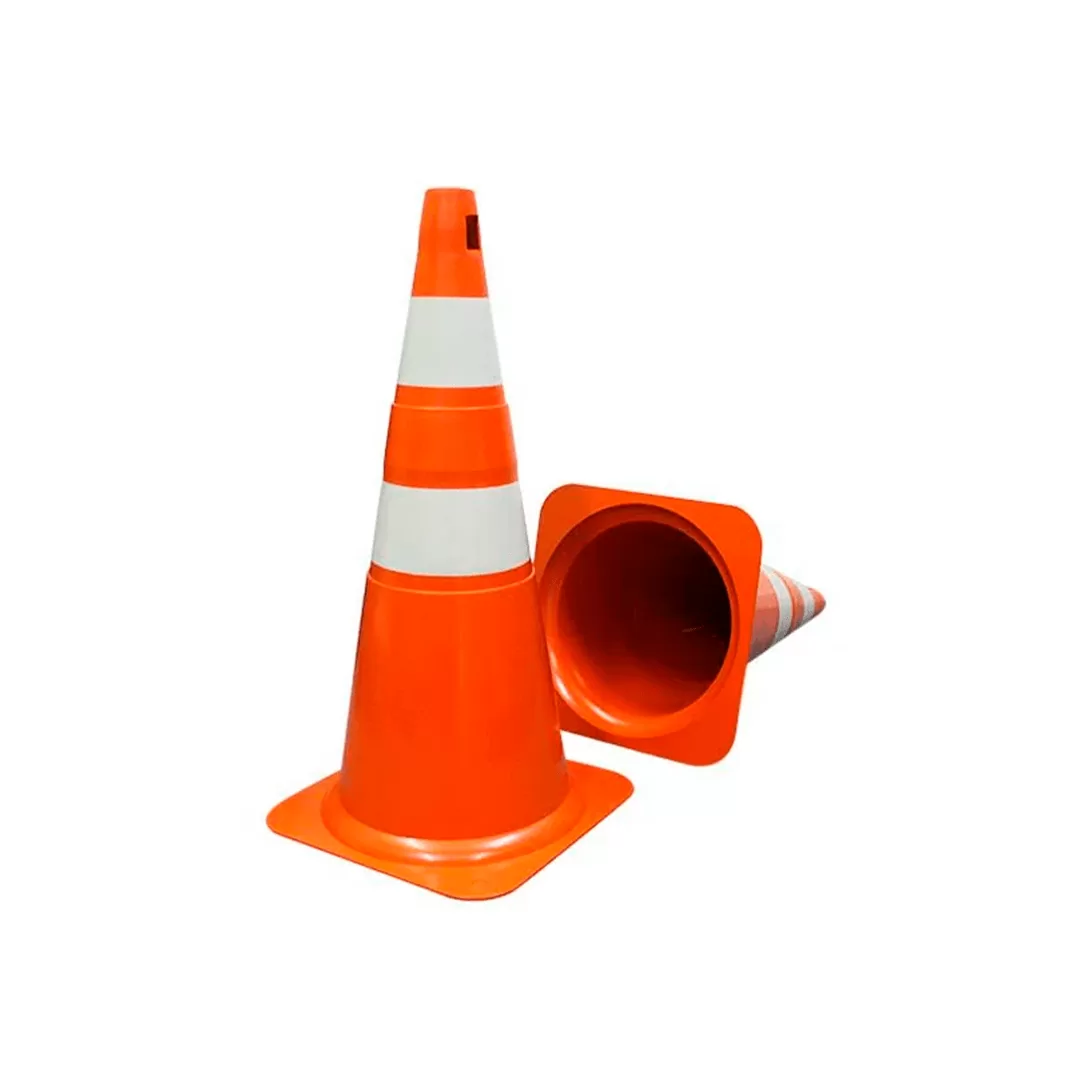 CONE DE SINALIZAÇÃO EM PVC