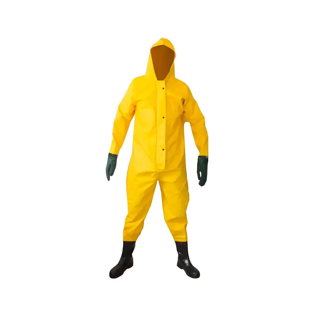 MACACÃO SANEAMENTO TREV. KP500 COM LUVAS E BOTAS ACOPLADAS