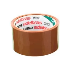 FITA MARROM PARA EMBALAGEM ADELBRAS