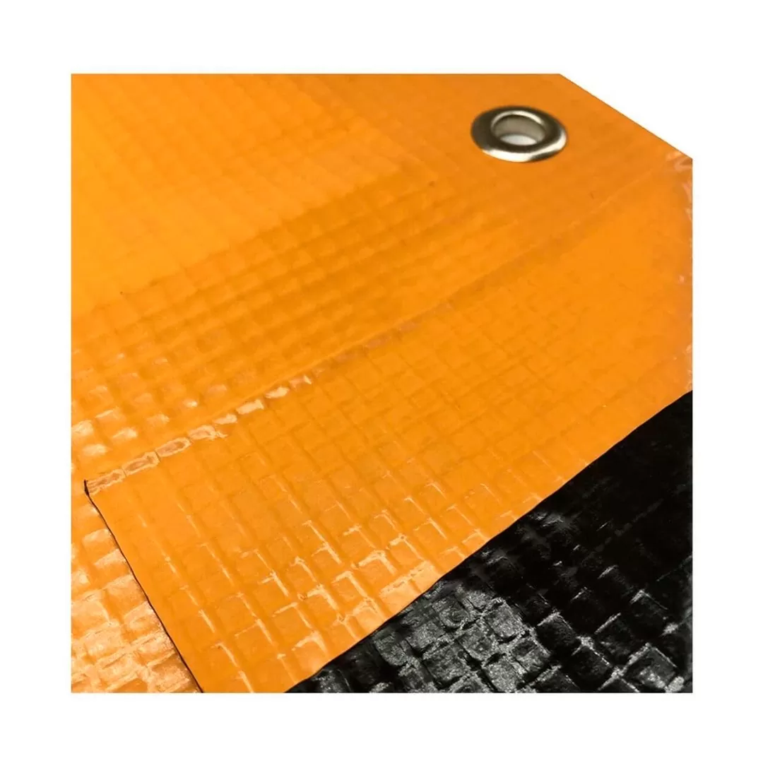LONA PVC CARGO LIGHT PRETA X LARANJA
