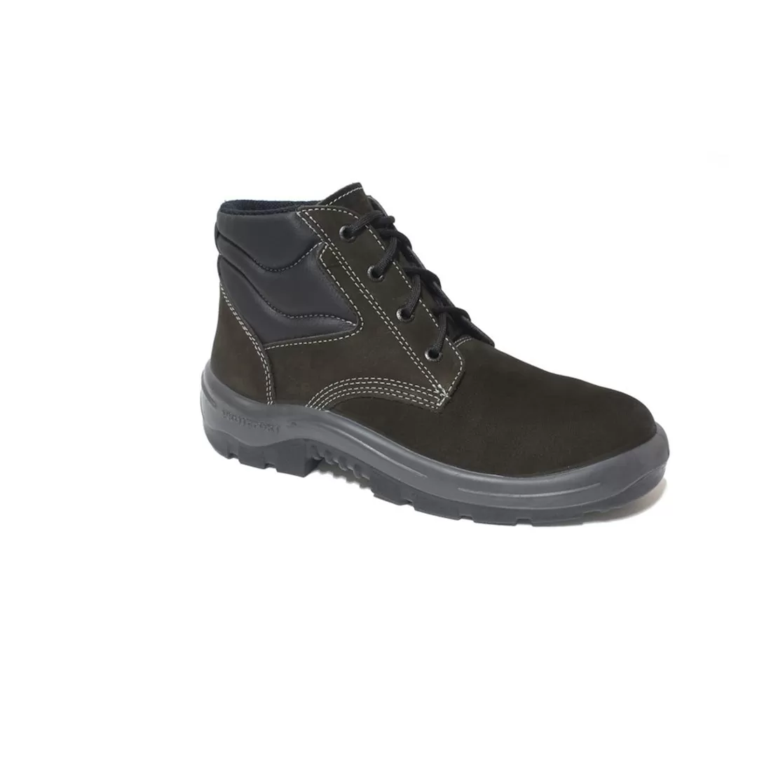 BOTINA NOBUCK CAFÉ PROTEFORT BIQUEIRA PVC - CA 42465