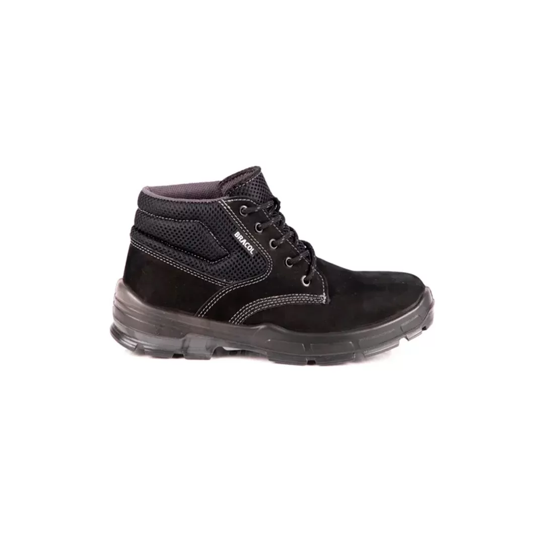 BOTINA NOBUCK BRACOL  PRETA - CA 40872 - Imagem 3