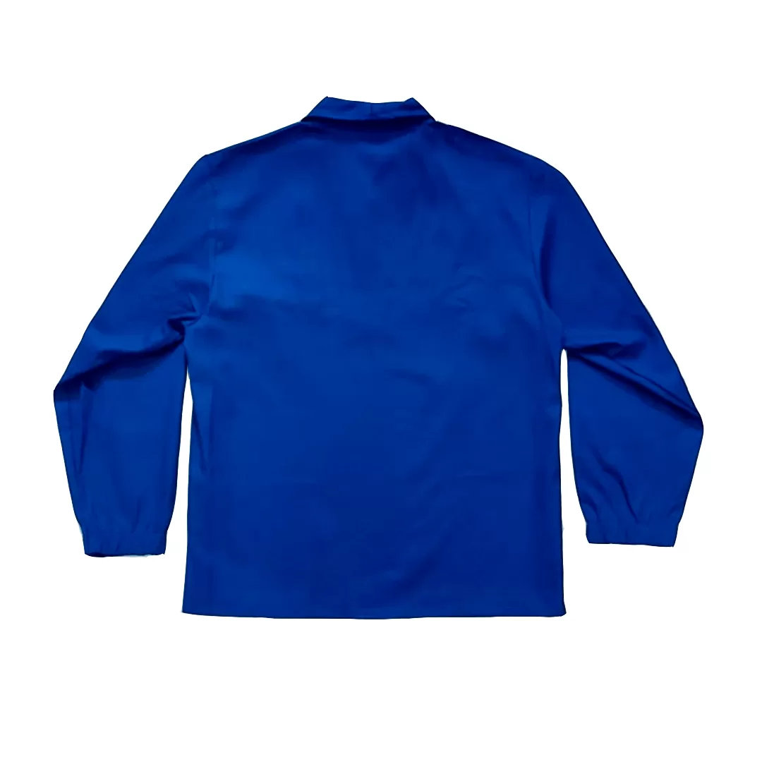 CAMISA EM BRIM MANGA LONGA AZUL BIC PUNHO COM ELÁSTICO - Imagem 2