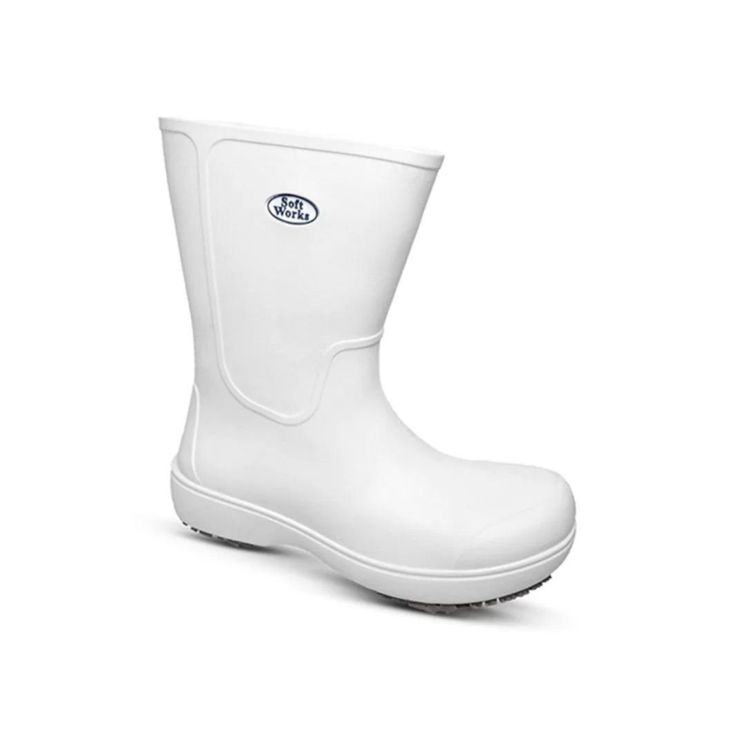 BOTA EM EVA SOFT WORKS BRANCA CANO LONGO BB87 - CA 42632 - Imagem 2