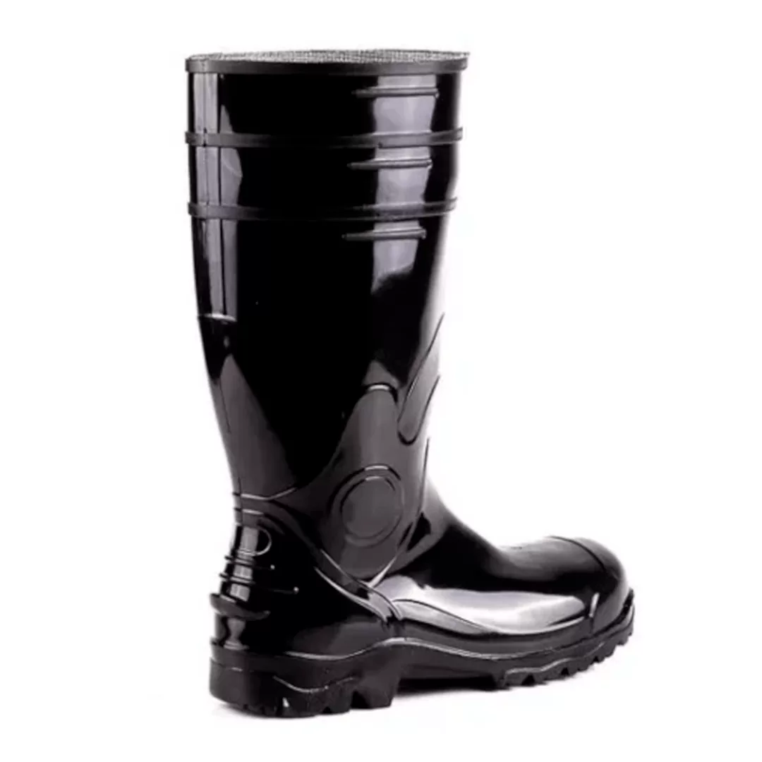 BOTA DE PVC CANO LONGO 34CM BICO ACO PALMILHA ACO BRACOL CA 37750 - Imagem 2