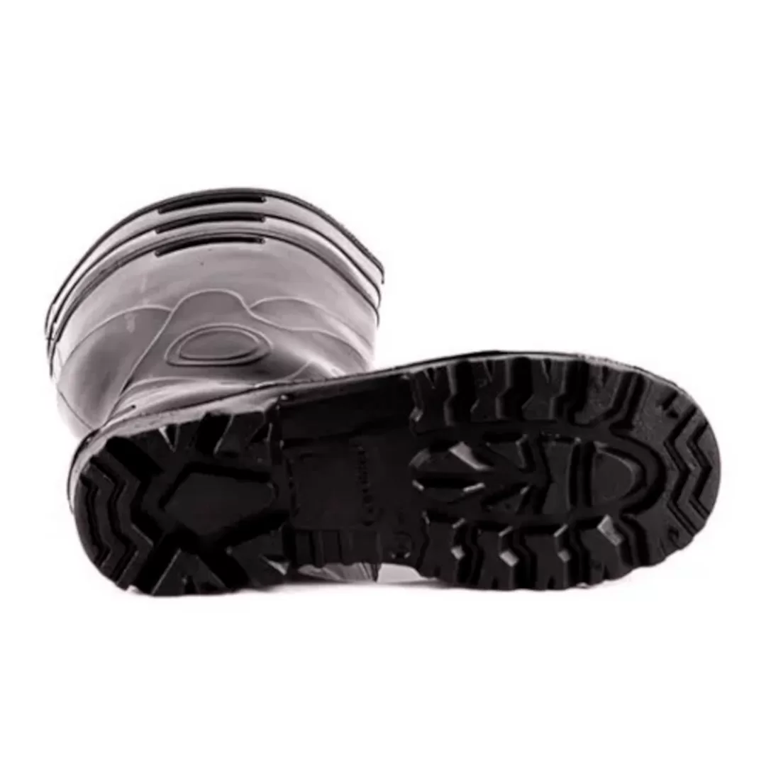 BOTA DE PVC CANO LONGO 34CM BICO ACO PALMILHA ACO BRACOL CA 37750 - Imagem 3