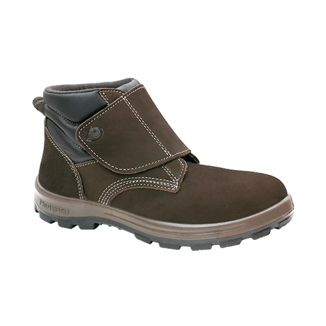 BOTINA NOBUCK COM VELCRO PROTEFORT BIQUEIRA PVC - CA 42466