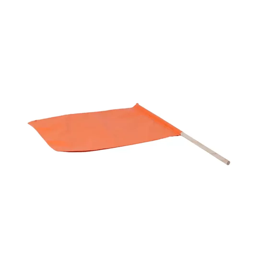 BANDEIROLA DE SINALIZAÇÃO LARANJA COM CABO - Imagem 2
