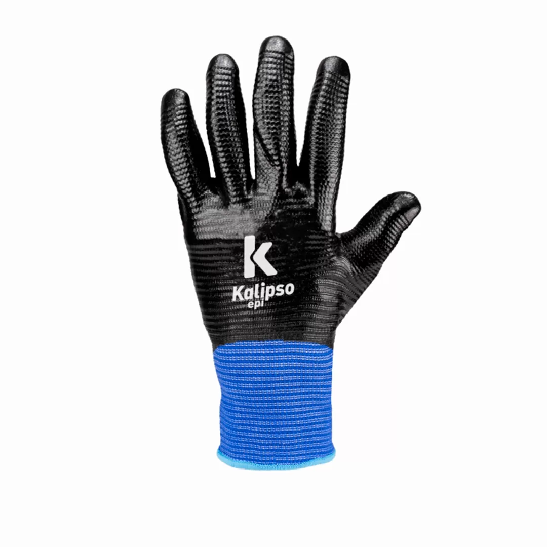 LUVA KALIPSO WAVE PRO AZUL BANHO NITRILICO TOTAL 250º CA 44041