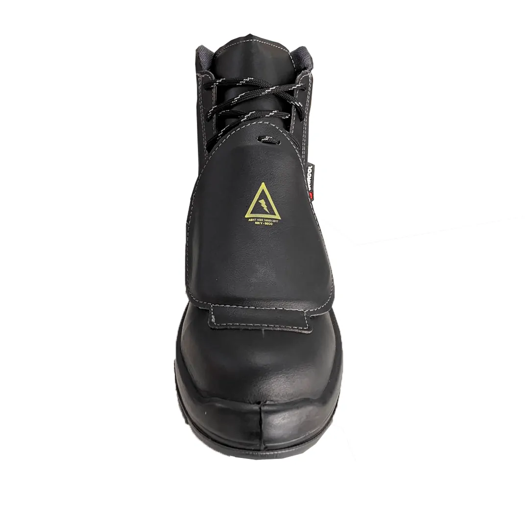 BOTA MANOBREIRO MICROFIBRA BRACOL ISOLANTE ELETRICO ANTITORÇÃO ANTIPERFURO PROTEÇÃO METATARSO BICO COMPOSITE CA 39718 - Imagem 2
