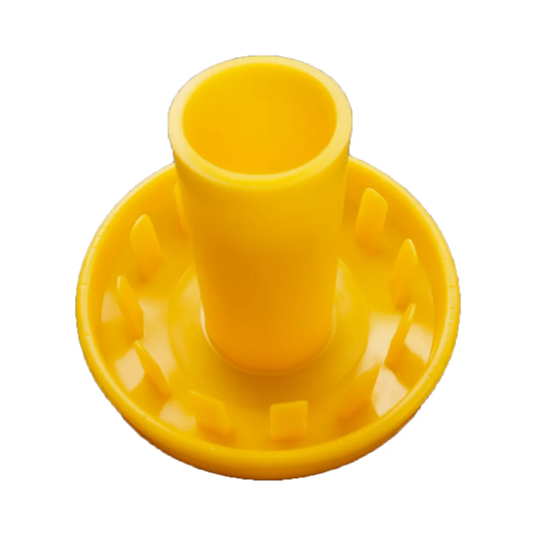 PROTETOR PLASTICO PARA EXTREMIDADE DE TUBO DE ANDAIME - PONTEIRA COR AMARELO