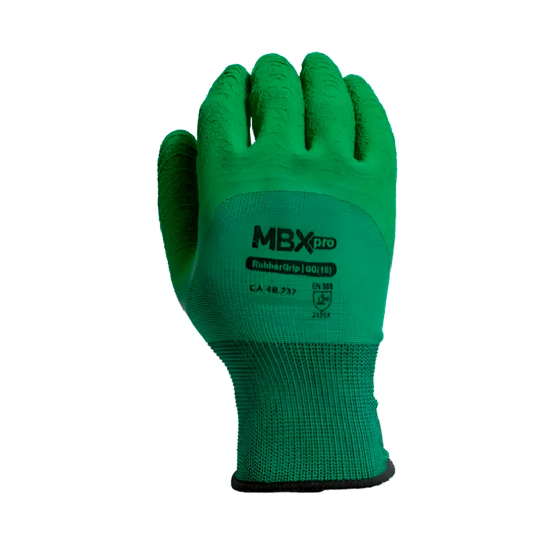 LUVA NITRILON RUBBERGRIP COM BANHO EM BORRACHA NATURAL CORRUGADA MEDIX - Imagem 2