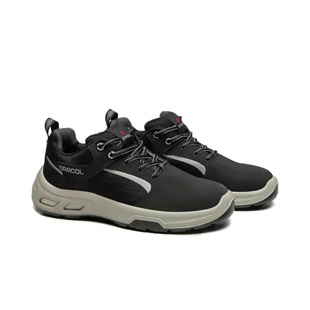 TENIS BRACOL DETROIT CINZA/PRETO CA 48508 BICO PVC MICROFIBRA REF. 3023BHIM4700EL TRIDENSIDADE