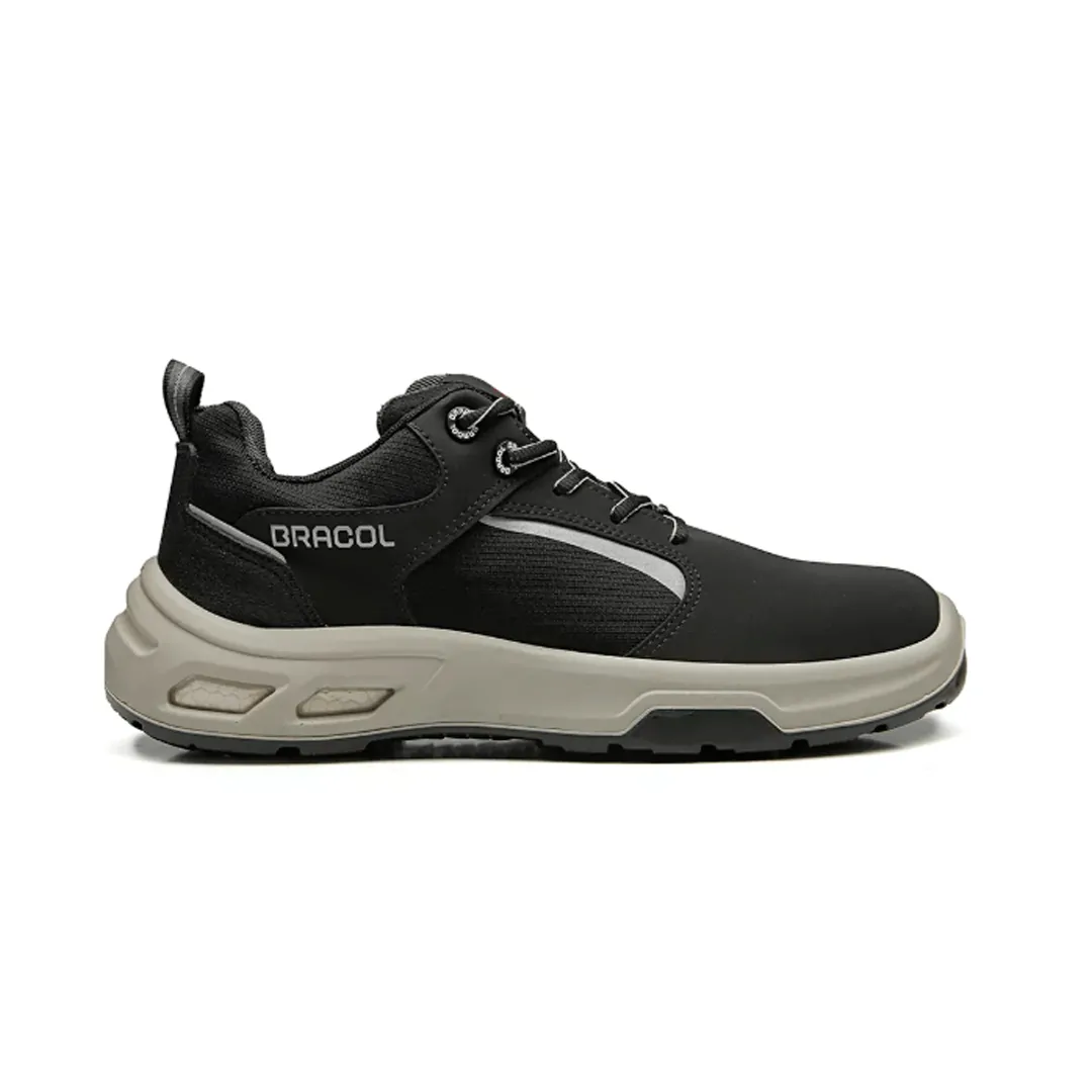 TENIS BRACOL DETROIT CINZA/PRETO CA 48508 BICO PVC MICROFIBRA REF. 3023BHIM4700EL TRIDENSIDADE - Imagem 2